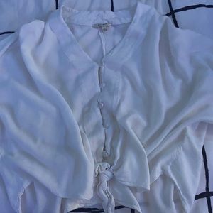 Super oversized button up shirt